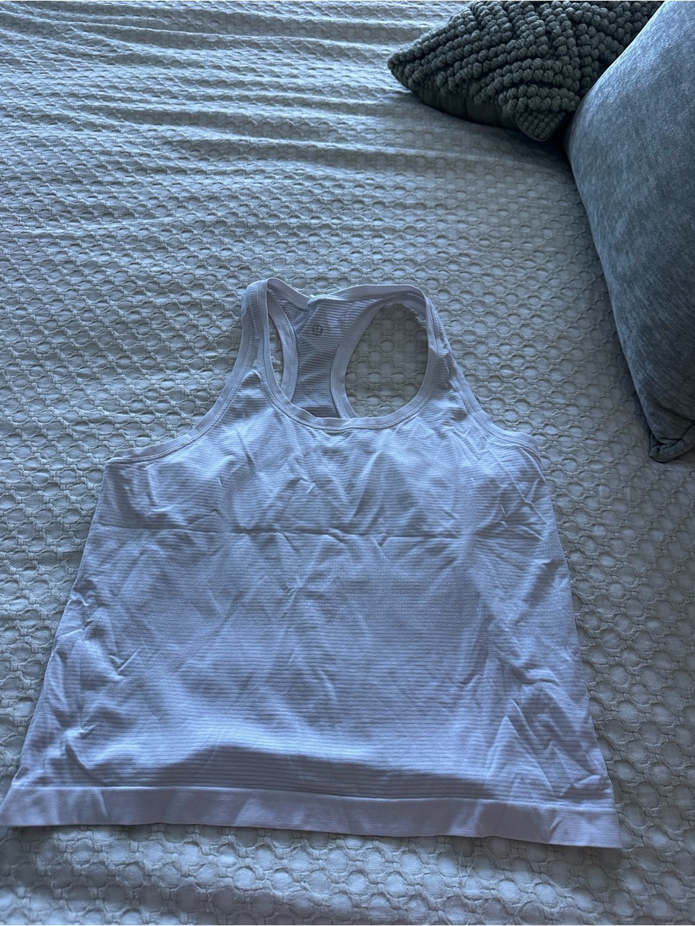 lululemon athletica White Racerback Tank Top